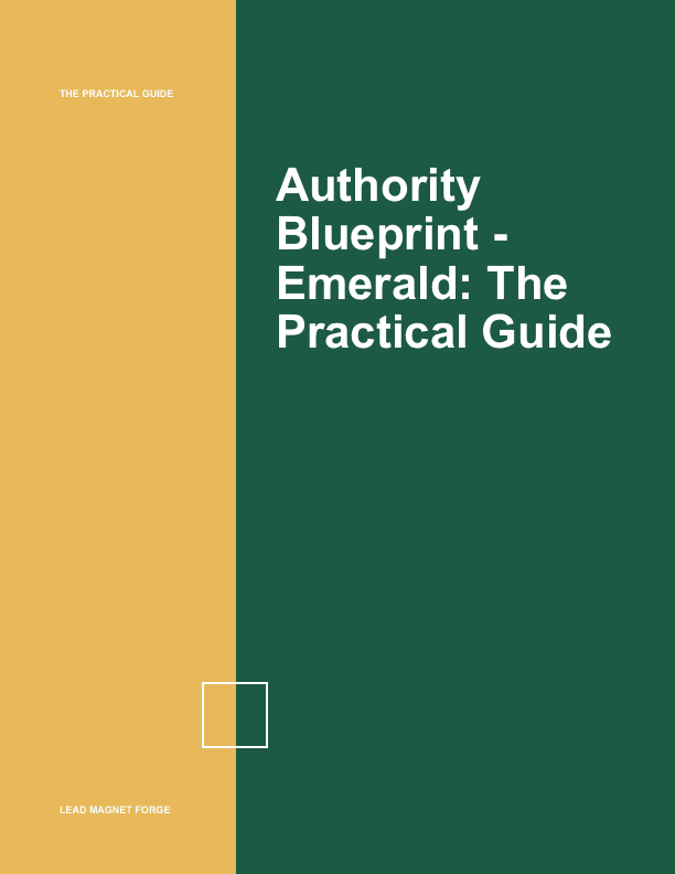 Authority Blueprint - Emerald cover preview