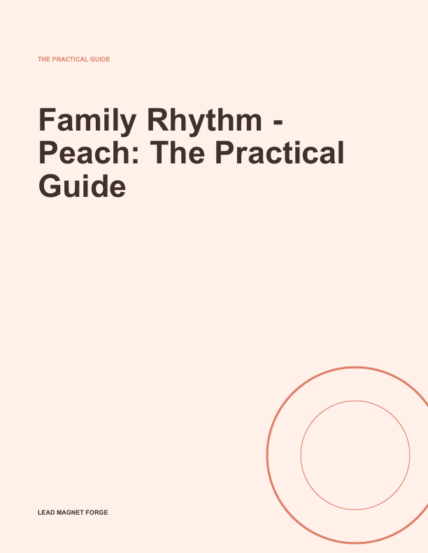 Family Rhythm - Peach cover preview