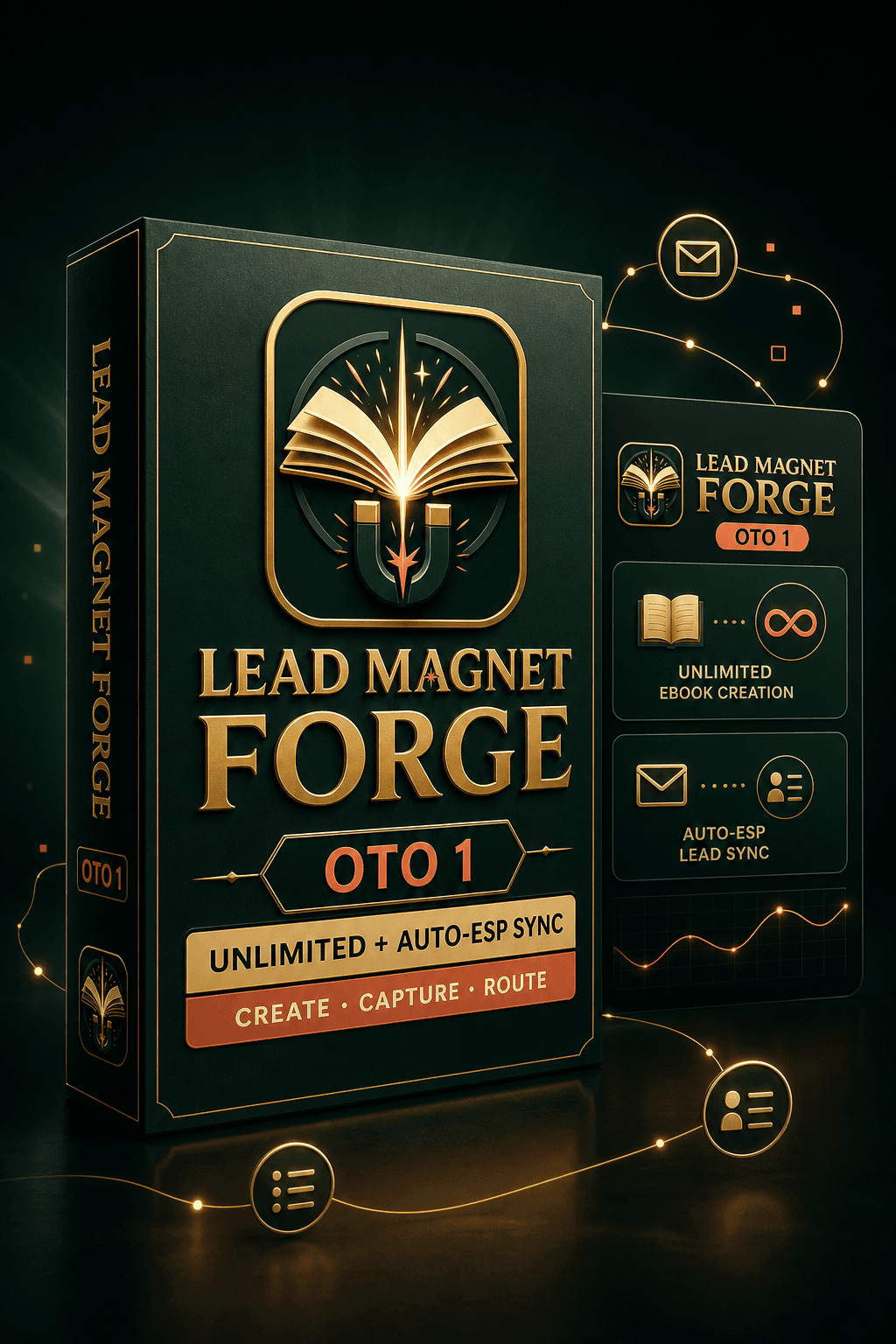 Lead Magnet Forge Unlimited and Auto-ESP Sync product cover